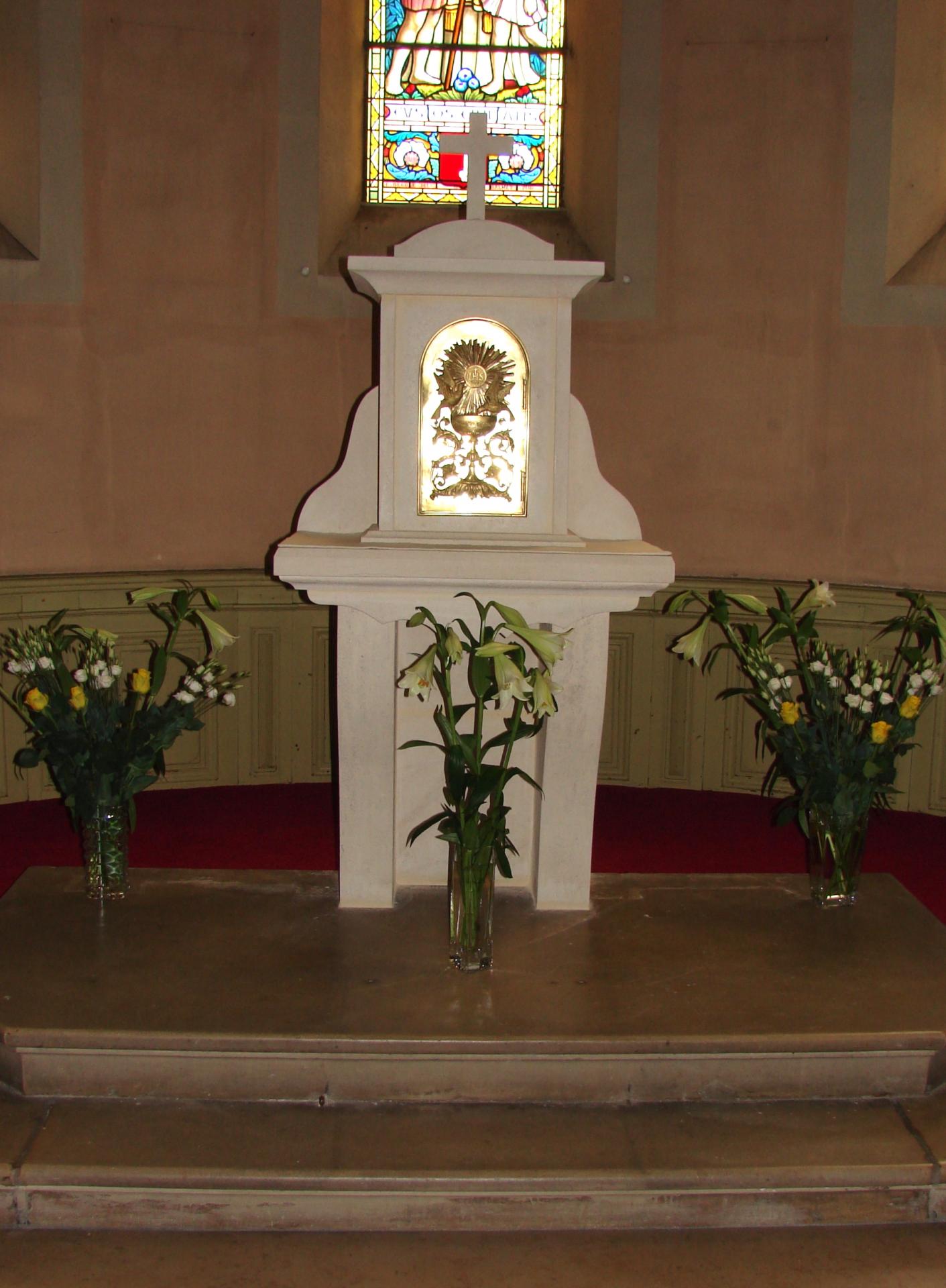 Le tabernacle fleuri